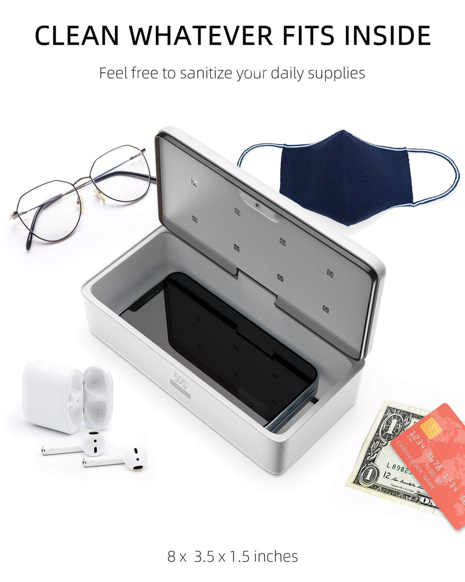メガネ・老眼鏡 UVC LED Sterilizer S2 UV Phone Sanitizer Box - 59S UV Phone Sanitizer S2 – 59S® Official