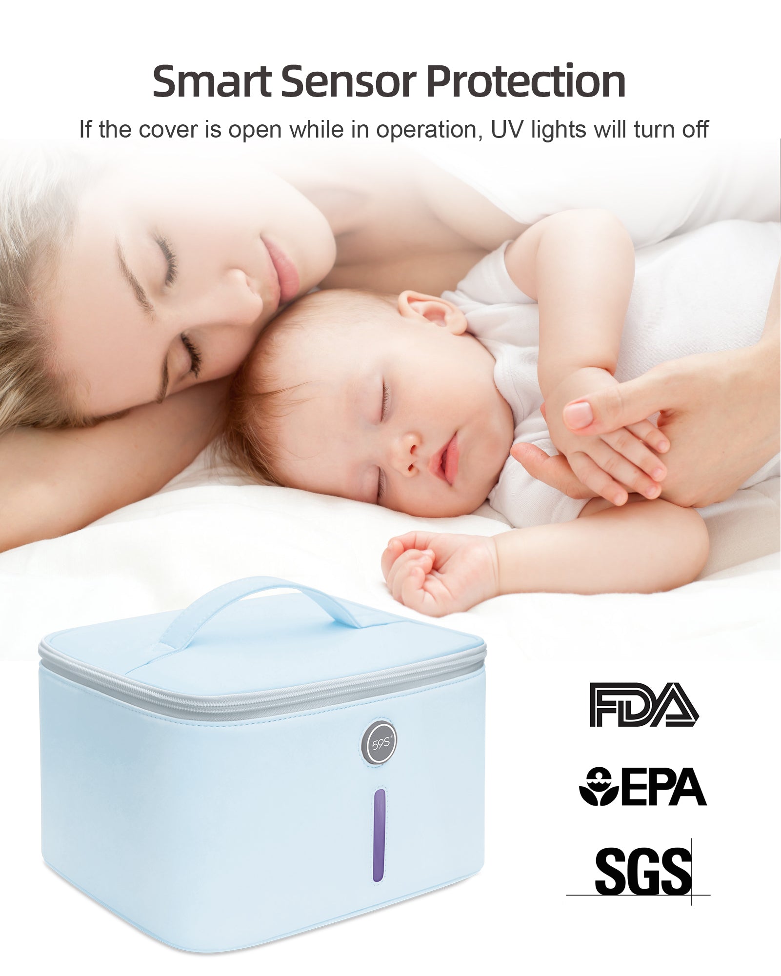 59S (P55)  Pro UV Light Sanitizer with 24 UVC Bulbs